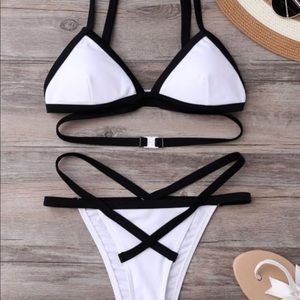Zaful Black & White New Bikini. Never been worn